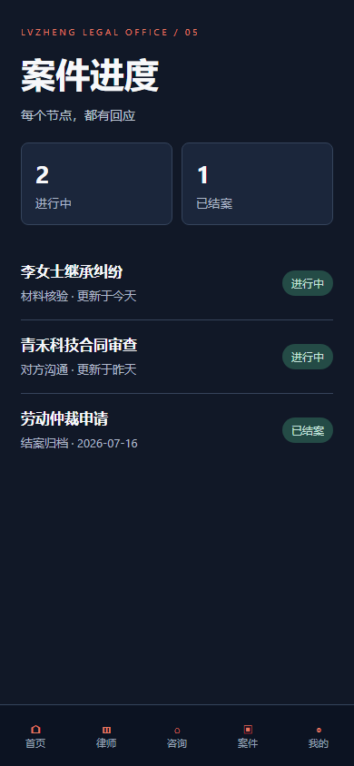 案件进度